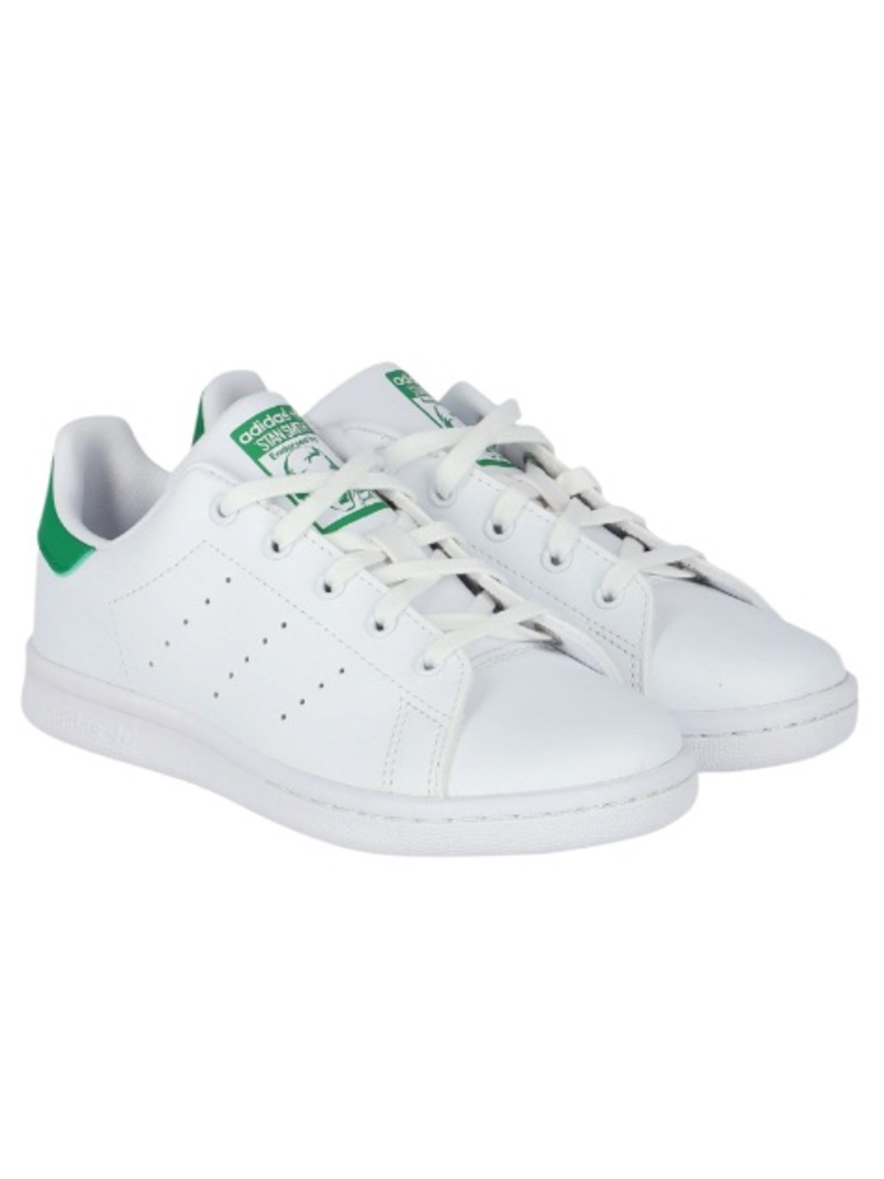 New ADIDAS White Stan Smith Trainers Sneakers Youth sz 1.5